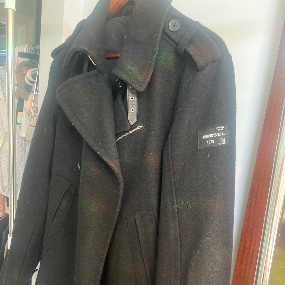 Men’s heavy duty diesel pea coat